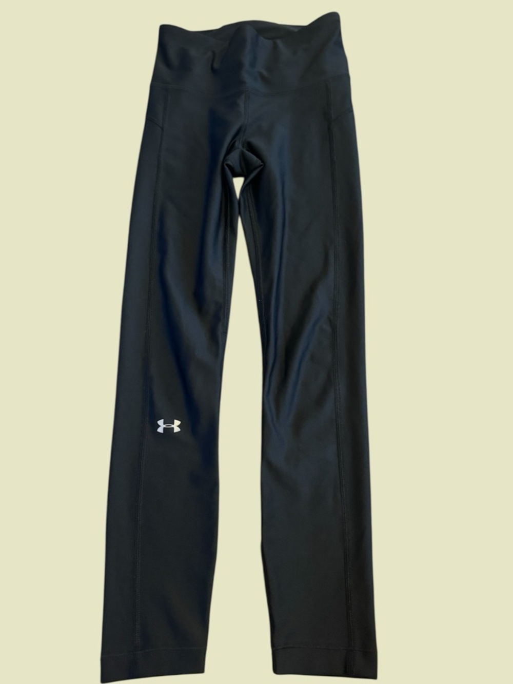Under Armour HeatGear Compression Leggings Women’s XS Black High Rise Athletic - Picture 3 of 5